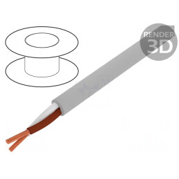 Cablu electric BiT LiYY 2x1,5mm2 neecranat 300V gri | Electronic-mag.ro | Componente Electronice