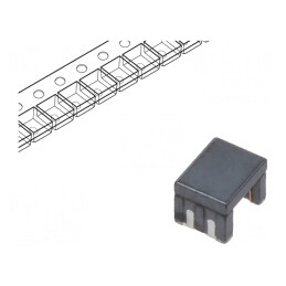 Filtru: anti-interferenţe; SMD; 1210; 70mA; 50VDC; -20÷50%; 4,8Ω