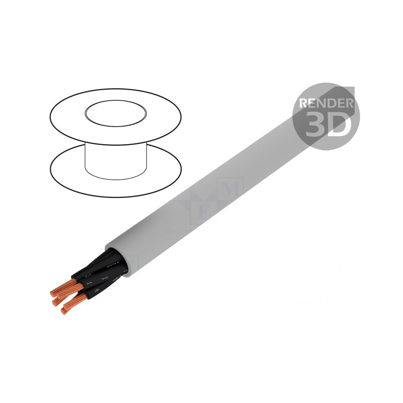 Cablu JZ-500 5x0.5mm2 Neecranat Gri 300V/500V | Electronic-mag.ro | Componente Electronice Cablu JZ-500 5x0.5mm2 Neecranat Gri 300V/500V | Electronic-mag.ro | Componente Electronice