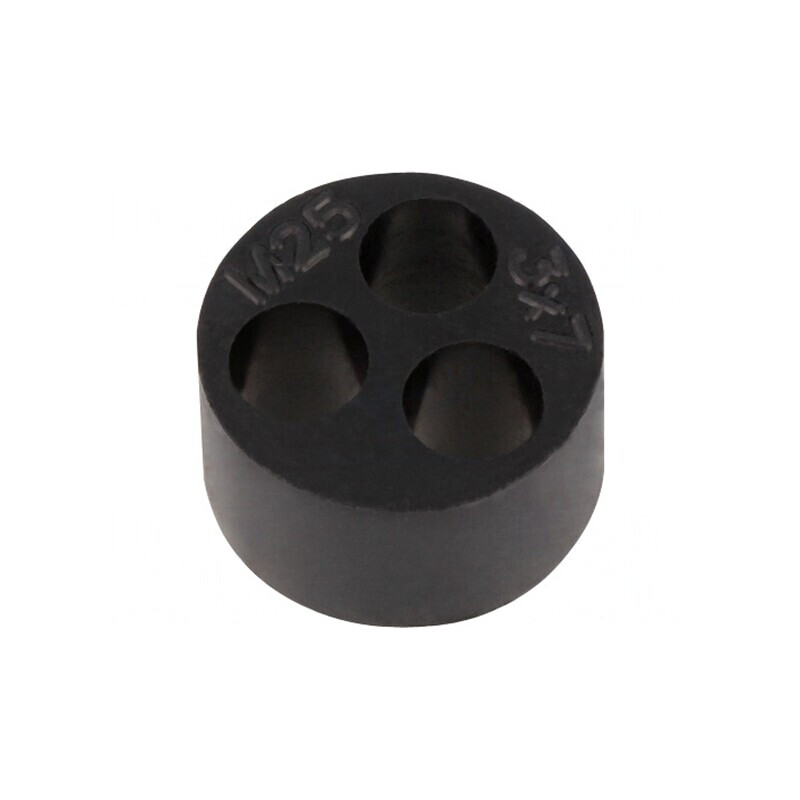 Insert Presetupă 7mm M25 IP68 Cauciuc NBR 3 Orificii | Electronic-mag.ro | Componente Electronice