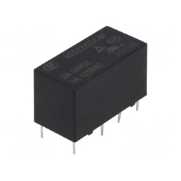 Releu Electromagnetic DPDT 24VDC pentru PCB | Electronic-mag.ro | Componente Electronice