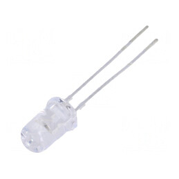 LED Verde 5mm 12000-21000mcd 30° Convex | Electronic-mag.ro | Componente Electronice