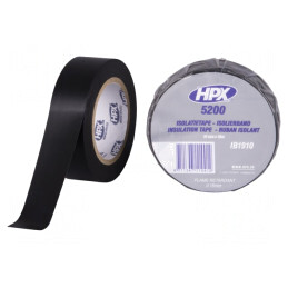 Bandă Electroizolantă 19mm x 10m Neagră | Electronic-mag.ro | Componente Electronice