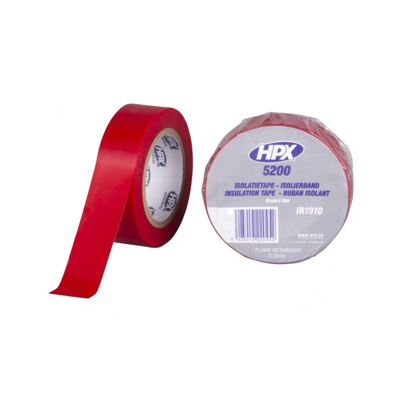 Bandă Electroizolantă Roșie 19mm x 10m | Electronic-mag.ro | Componente Electronice