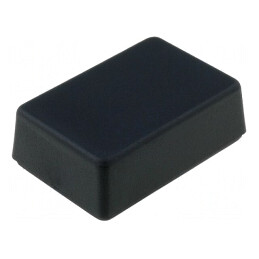 Carcasă universală polistiren neagră 31x45x15 mm | Electronic-mag.ro | Componente Electronice