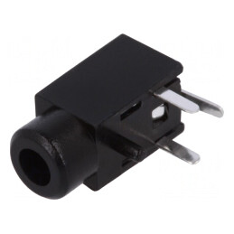 Soclu Jack 2.5mm Mono 90° THT | Electronic-mag.ro | Componente Electronice