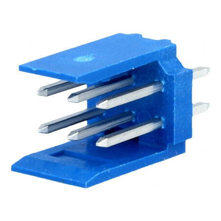 Soclu cablu-placă 6 pini 2,54mm THT cositorit | Electronic-mag.ro | Componente Electronice