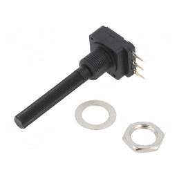 Potentiometru 200kΩ 200mW Axial THT 6mm Plastic Mono | Electronic-mag.ro | Componente Electronice