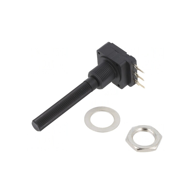 Potentiometru 200kΩ 200mW Axial THT 6mm Plastic Mono | Electronic-mag.ro | Componente Electronice