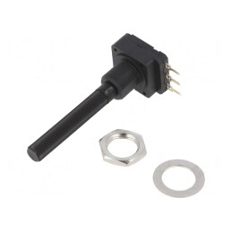 Potentiometru axial 2kΩ 200mW THT plastic 6mm | Electronic-mag.ro | Componente Electronice