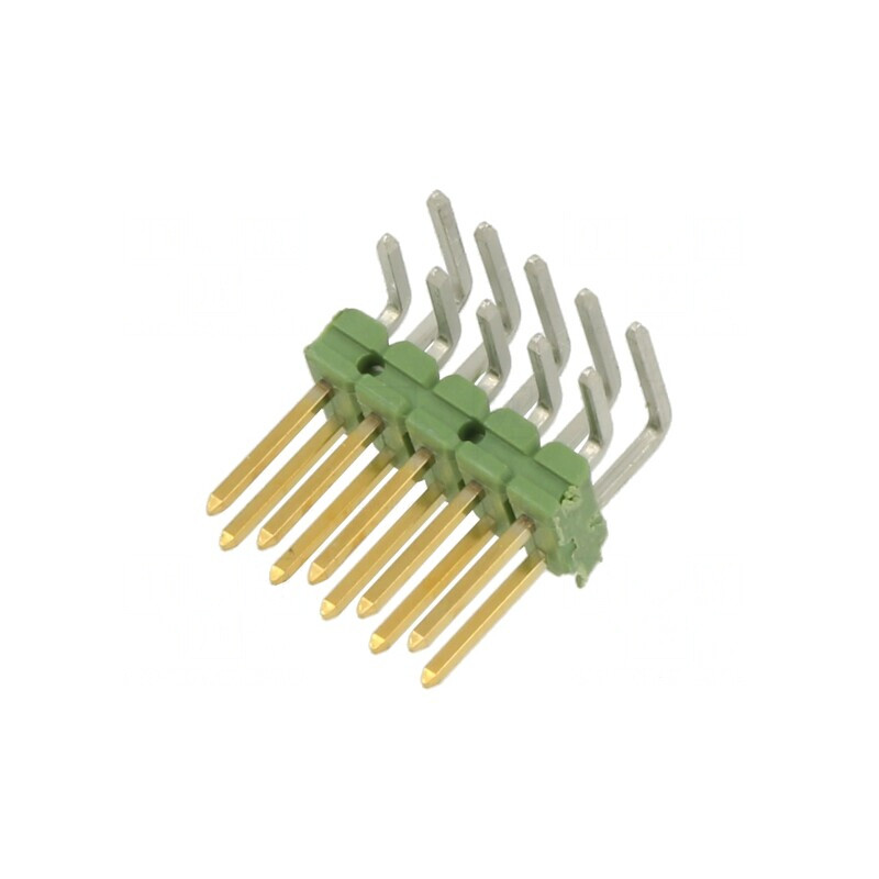 Conector pini tată 10 pini 90° 2,54mm | Electronic-mag.ro | Componente Electronice