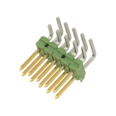 Conector pini tată 10 pini 90° 2,54mm | Electronic-mag.ro | Componente Electronice