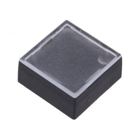 Tastă dreptunghiulară incoloră ABS 15,5x15,5mm | Electronic-mag.ro | Componente Electronice