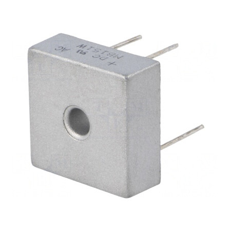 Punte Redresoare Monofazat 100V 15A THT | Electronic-mag.ro | Componente Electronice