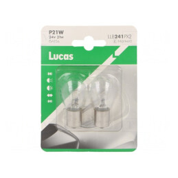 Lampă auto transparentă 24V 21W P21W | Electronic-mag.ro | Componente Electronice