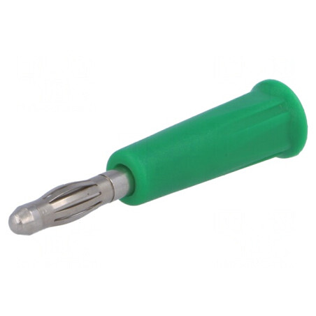 Mufă Banană 4mm Verde 24A 60VDC Neizolată | Electronic-mag.ro | Componente Electronice