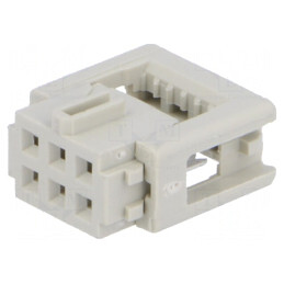 Mufă IDC 6 pini cablu-bandă 1,27mm 2,54mm | Electronic-mag.ro | Componente Electronice