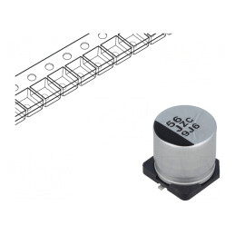 Condensator Hibrid 56uF 63V SMD | Electronic-mag.ro | Componente Electronice