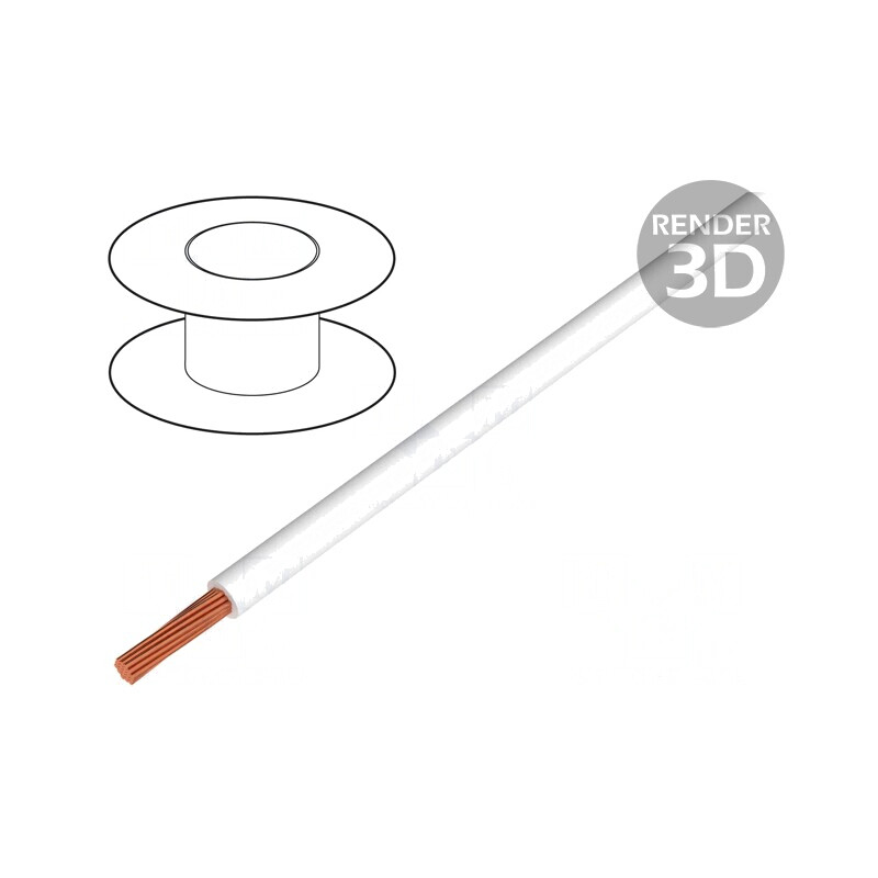Cablu Electric H07V2-K 2,5mm2 PVC Alb 450/750V | Electronic-mag.ro | Componente Electronice Cablu Electric H07V2-K 2,5mm2 PVC Alb 450/750V | Electronic-mag.ro | Componente Electronice