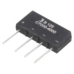 Punte Redresoare Monofazat 250V 7A | Electronic-mag.ro | Componente Electronice