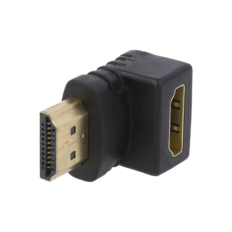 Adaptor HDMI 90° Negru | Electronic-mag.ro | Componente Electronice Adaptor HDMI 90° Negru | Electronic-mag.ro | Componente Electronice