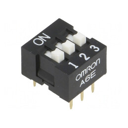 Comutator DIP-SWITCH 3 Secțiuni ON-OFF 24V | Electronic-mag.ro | Componente Electronice