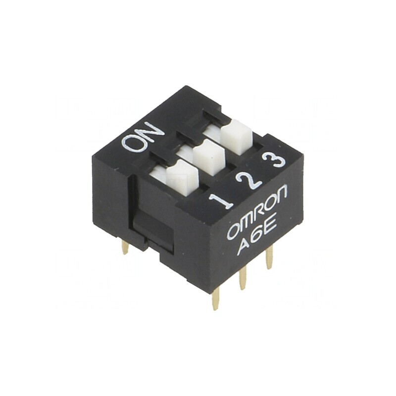 Comutator DIP-SWITCH 3 Secțiuni ON-OFF 24V | Electronic-mag.ro | Componente Electronice