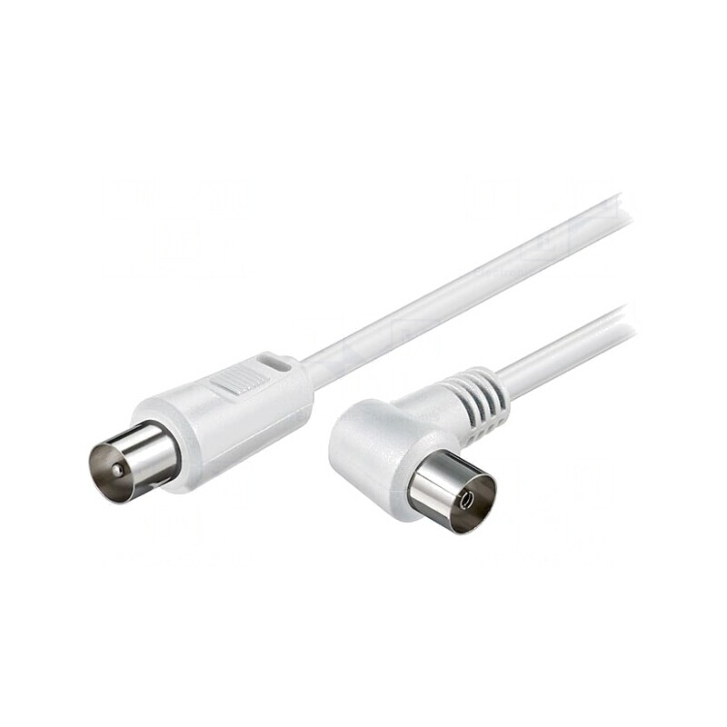 Cablu TV Coaxial 75Ω 1,5m Alb Dublu Ecranat | Electronic-mag.ro | Componente Electronice Cablu TV Coaxial 75Ω 1,5m Alb Dublu Ecranat | Electronic-mag.ro | Componente Electronice
