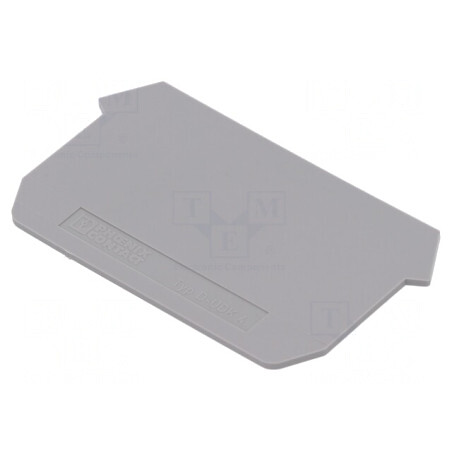 Capac Final Gri Conectori UDK4 1,5mm Poliamidă | Electronic-mag.ro | Componente Electronice