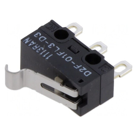 Microîntrerupător SNAP ACTION cu manetă rolă | Electronic-mag.ro | Componente Electronice