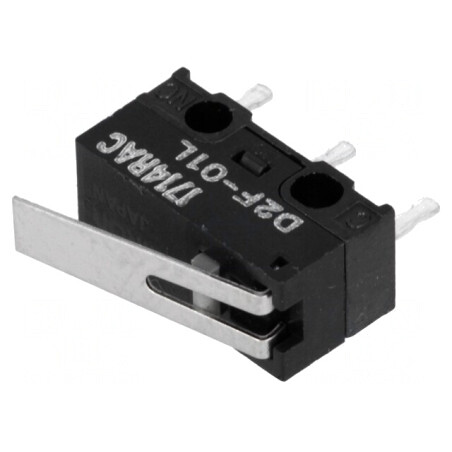 Microîntrerupător cu Manetă SPDT 0,1A/30VDC IP40 | Electronic-mag.ro | Componente Electronice