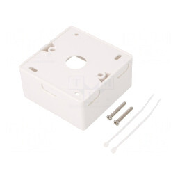 Soclu Carcasă Albă de Perete | Electronic-mag.ro | Componente Electronice