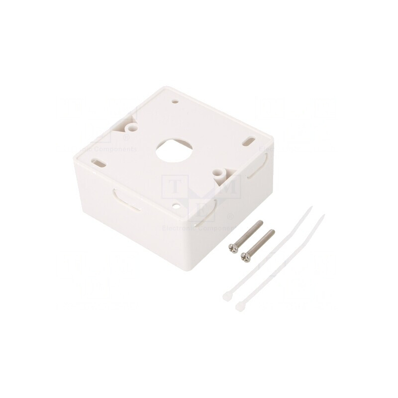 Soclu Carcasă Albă de Perete | Electronic-mag.ro | Componente Electronice