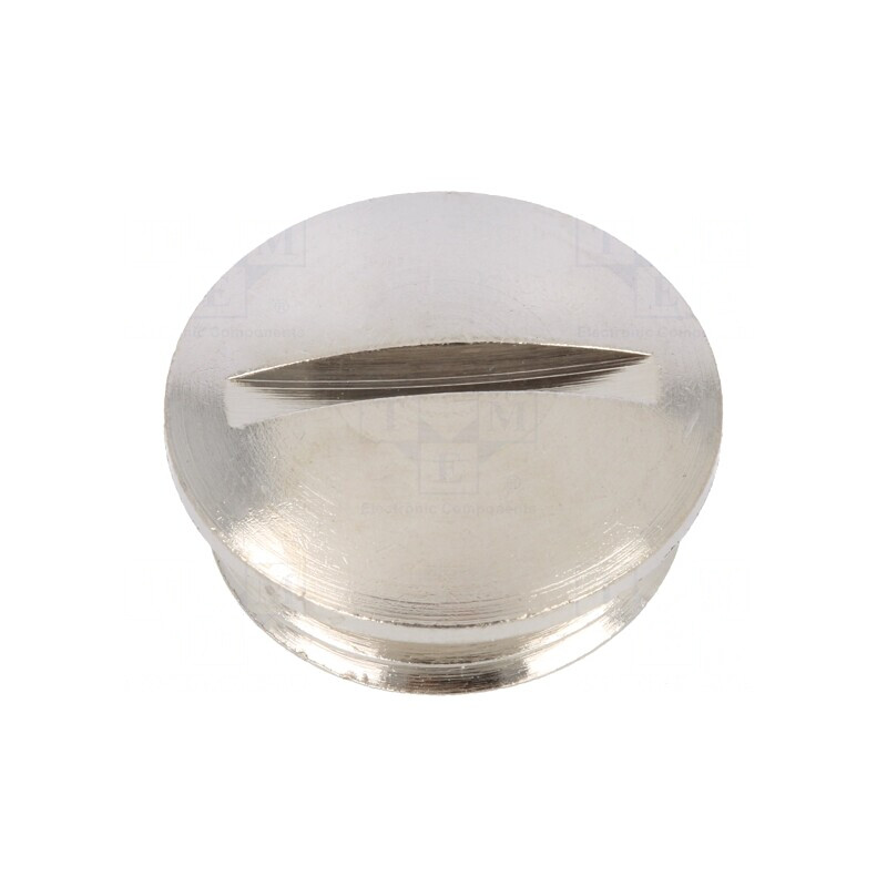 Capac Protecție Alamă Nichel IP54 M16 1.5 | Electronic-mag.ro | Componente Electronice