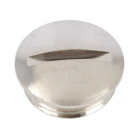 Capac Protecție Alamă Nichel IP54 M16 1.5 | Electronic-mag.ro | Componente Electronice