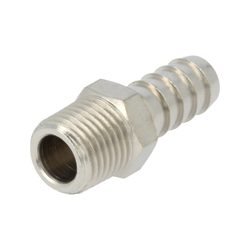 Racord Push-in Ştuţ Alamă Nichelată R 1/4 10mm | Electronic-mag.ro | Componente Electronice