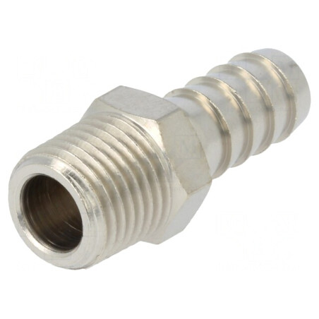 Racord Push-in Ştuţ Alamă Nichelată R 1/4 10mm | Electronic-mag.ro | Componente Electronice