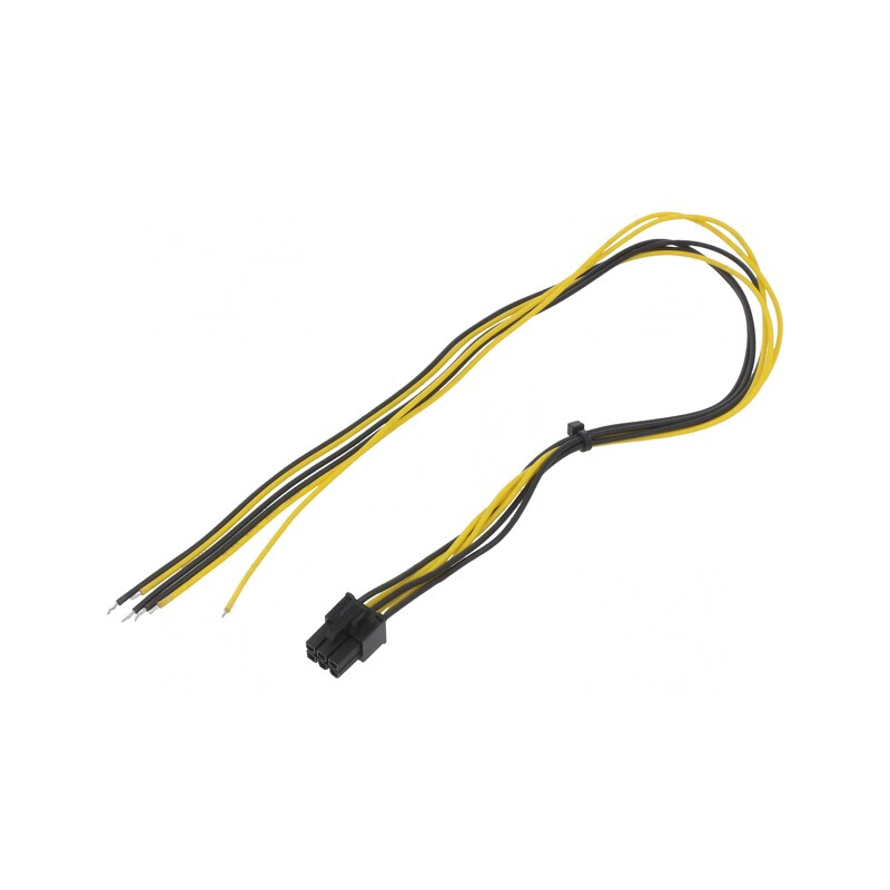 Cablu de Alimentare PCIe 6 Pin 0.45m | Electronic-mag.ro | Componente Electronice