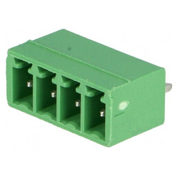 Regletă de Conexiuni Deconectabilă 3,81mm 4 Piste Drept Tată | Electronic-mag.ro | Componente Electronice