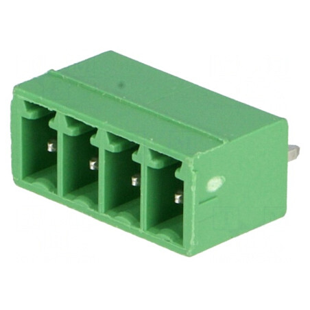 Regletă de Conexiuni Deconectabilă 3,81mm 4 Piste Drept Tată | Electronic-mag.ro | Componente Electronice