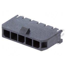 Soclu cablu-placă Micro-Fit 3.0 3mm 5 pini drept 5A | Electronic-mag.ro | Componente Electronice