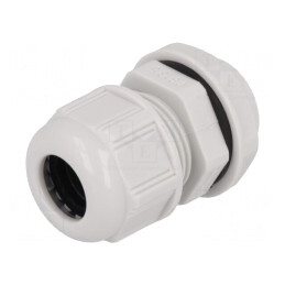 Garnitură de etanşare PG13,5 IP68 gri deschis poliamidă | Electronic-mag.ro | Componente Electronice