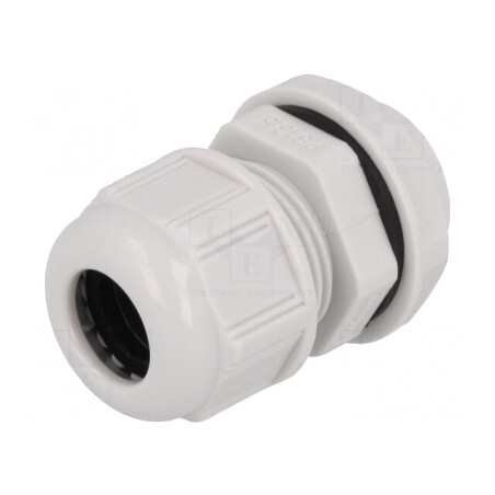 Garnitură de etanşare PG13,5 IP68 gri deschis poliamidă | Electronic-mag.ro | Componente Electronice