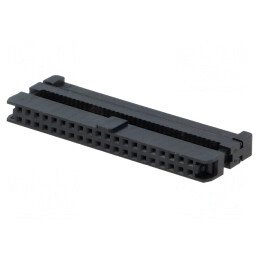 Mufă IDC Mamă 40 Pin Presare Cablului 1mm Neagră