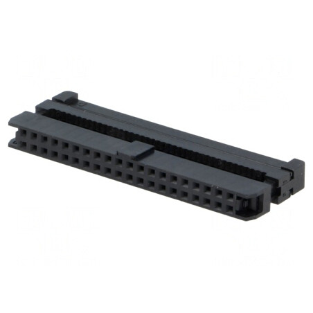 Mufă IDC Mamă 40 Pin Presare Cablului 1mm Neagră | Electronic-mag.ro | Componente Electronice