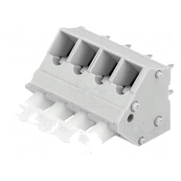 Conector PCB 45° 5mm 4 Piste 24A | Electronic-mag.ro | Componente Electronice