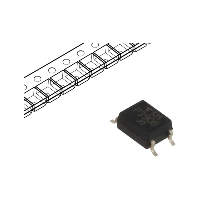 Optocuplor SMD Fotodiodă 3,75kV SO6