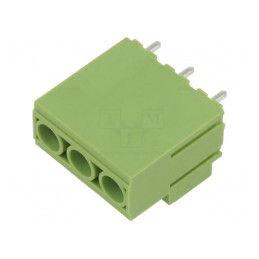 Regletă Conexiuni PCB 90° 10,16mm 3 Piste | Electronic-mag.ro | Componente Electronice