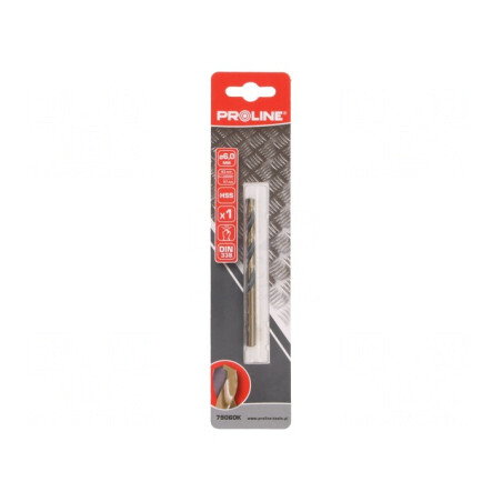 Burghiu Metal 6mm Oțel Rapid HSS Blister | Electronic-mag.ro | Componente Electronice
