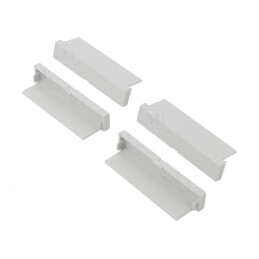 Capace Borne Gri Deschis UL94V-0 ABS, Set 4 Buc. | Electronic-mag.ro | Componente Electronice